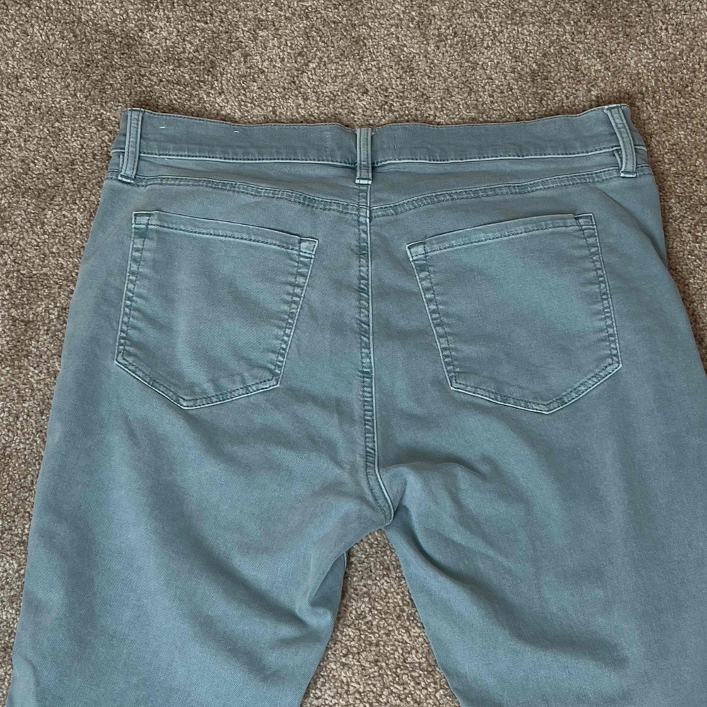 Loft Light Blue teal Size 30/10 Modern Skinny Crop Jeans - Picture 5 of 10